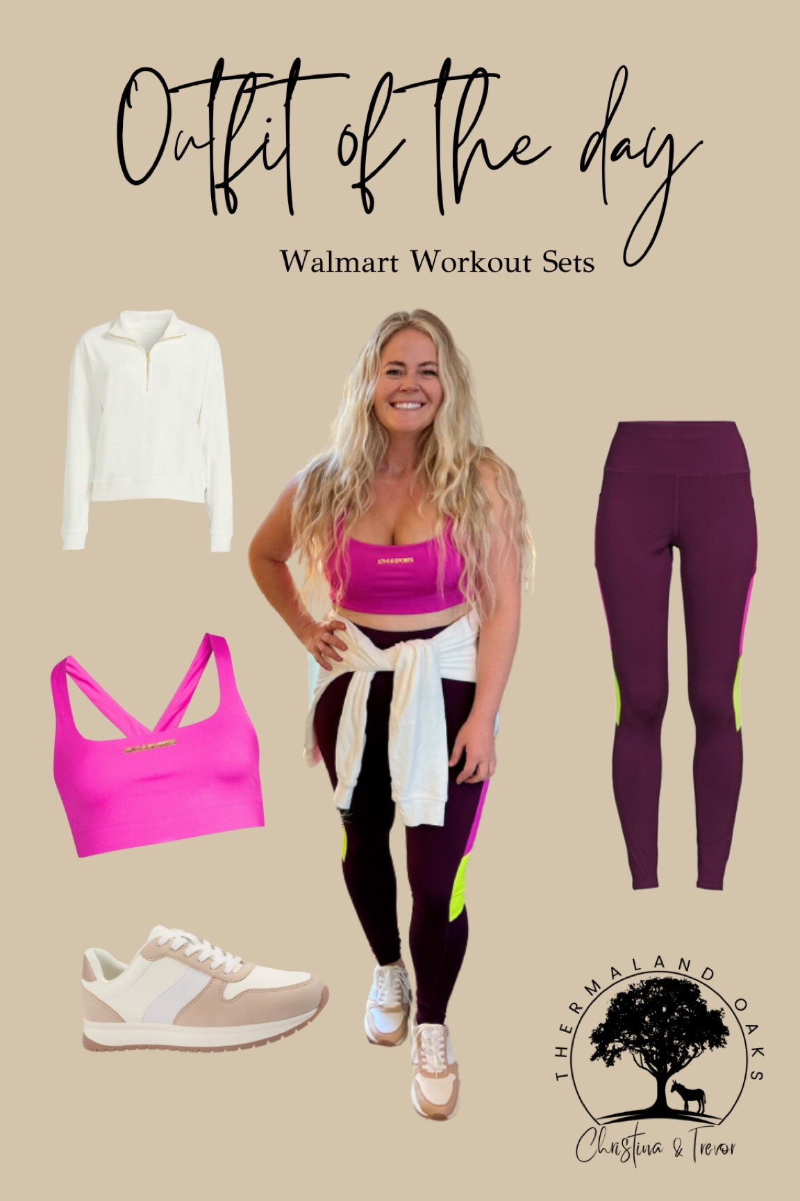 Workout fashion from Walmart. Loving the pop of pink with the neutral plum leggings with pockets 

 All from @walmartfashion #walmartfashion
#LTKHoliday#LTKstyletip#LTKSeasonal

#LTKfit #LTKcurves #LTKSeasonal