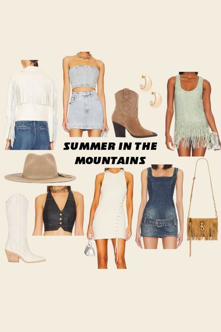 Summer in the Mountains ⛰️ I’m loving the western trends this summer! 