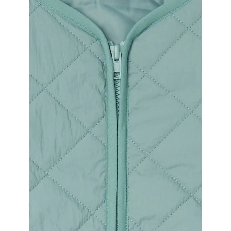 Wonder Nation Girls’ Quilted Jacket, Sizes 4-18 & Plus | Walmart (US)