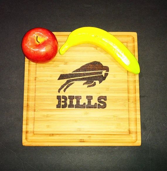 Buffalo Bills NFL Cutting Board Hand Burnt Pyrography Bills | Etsy | Etsy (US)