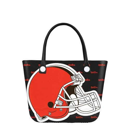 FOCO Cleveland Browns NFL Big Logo Mini Print Tailgate Tote Bag | Amazon (US)