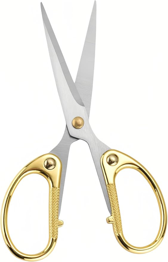 5" Stainless Steel Scissors Sharp Blades - Ambidextrous Comfort Grip Multipurpose for Office, Hom... | Amazon (US)