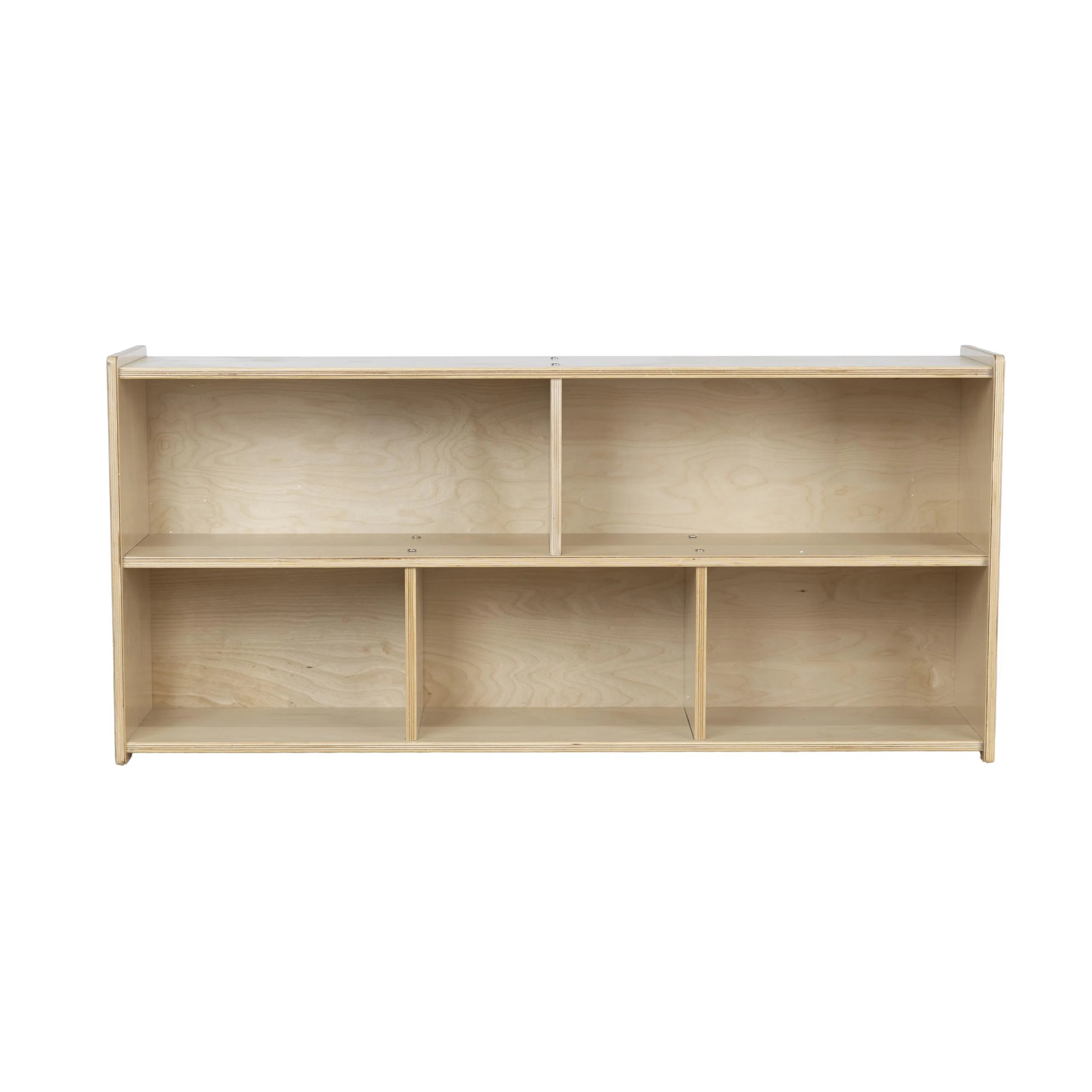5 Cubby Versatile Single Storage Unit, Birch Plywood Full-Length Open Shelf Kids Storage unit | Wayfair North America