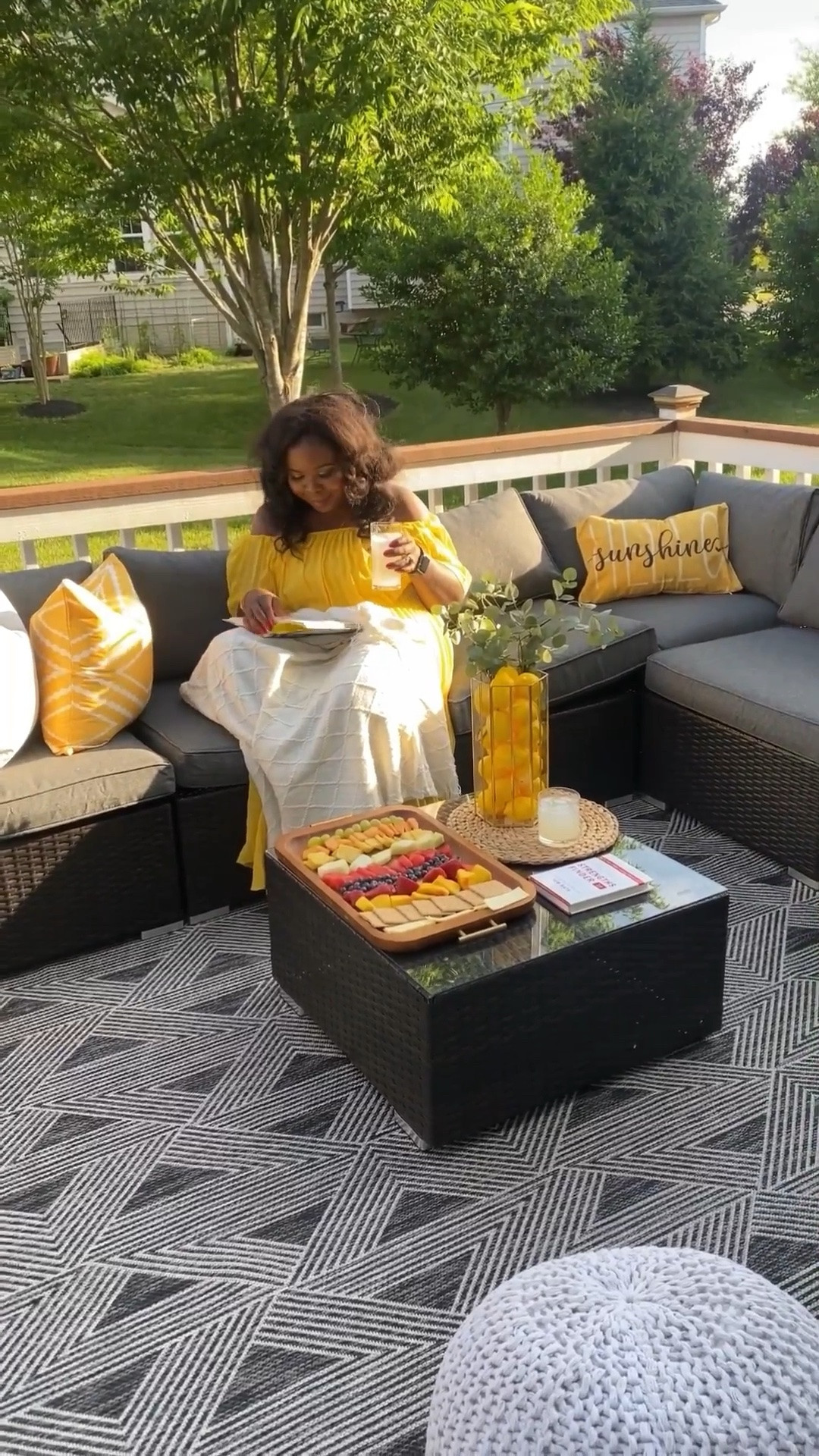 The perfect patio from day to night ☀️✨

#LTKHome #LTKSaleAlert
