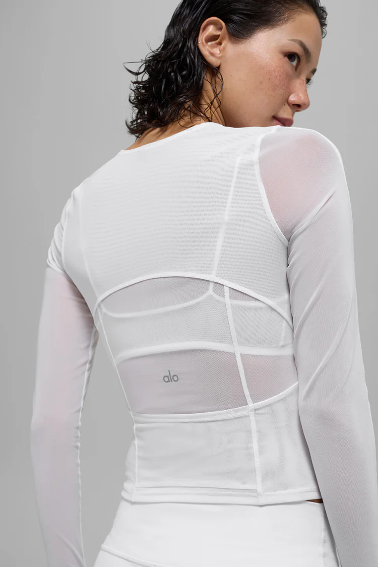 Mesh Winter Twilight Long Sleeve | Alo Yoga (US)