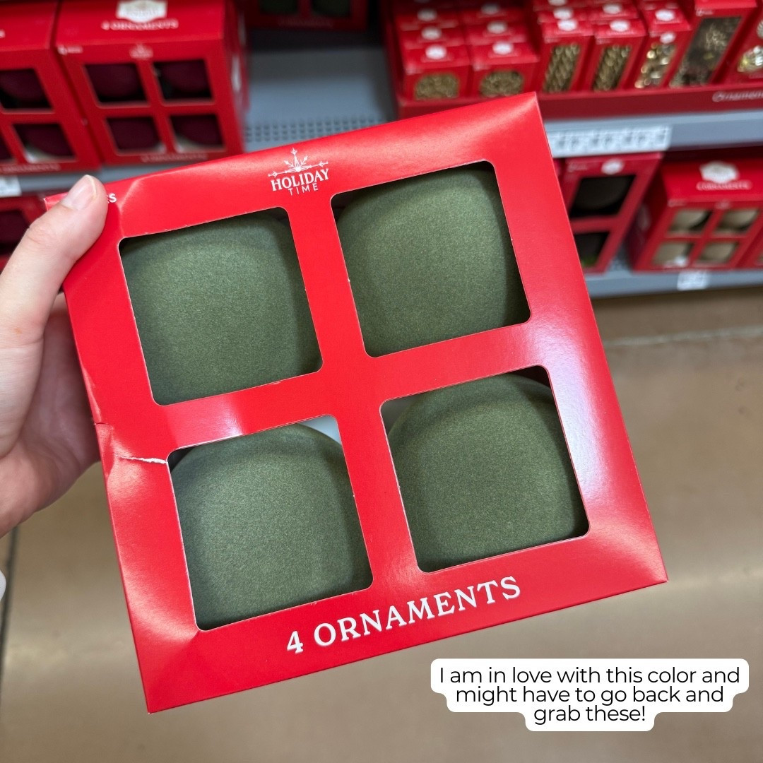 I’m kicking myself in the butt for not buying these flocked Christmas ornaments when I saw them at Walmart. I think I’m gonna have to head back tomorrow and pray that they still have them. #christmasdecor

#LTKSeasonal #LTKHoliday #LTKHome