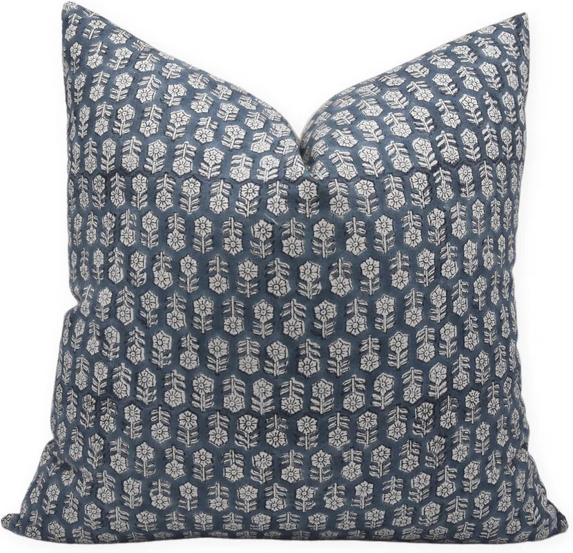 Fabdivine  Floral Linen Indoor/Outdoor Pillow Cover - Wayfair Canada | Wayfair North America