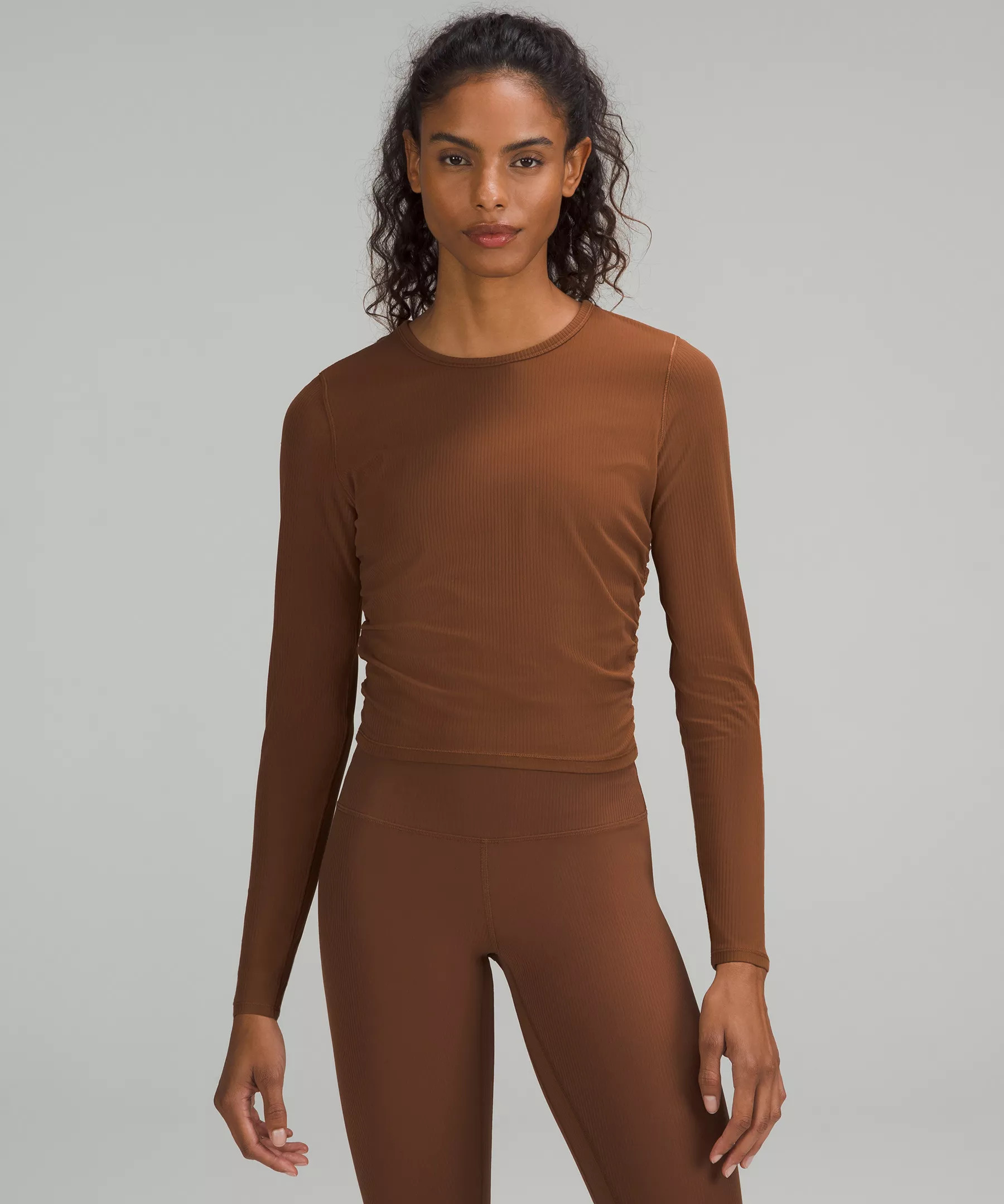 All It Takes Long Sleeve Shirt Ribbed Nulu | Lululemon (US)