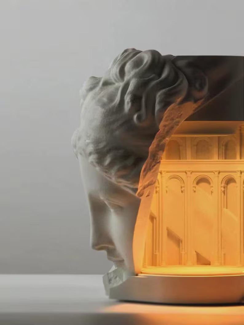 Venus Sculpture Candle Warmer Lamp – Romantic Home Decor - Etsy | Etsy (US)