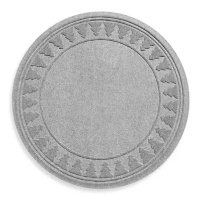 Weather Guard™ Round Tree Skirt in Gray | Bed Bath & Beyond