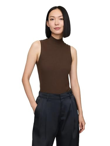 GAP Womens Sleeveless Mockneck Tank Woodsy Brown XXL | Amazon (US)