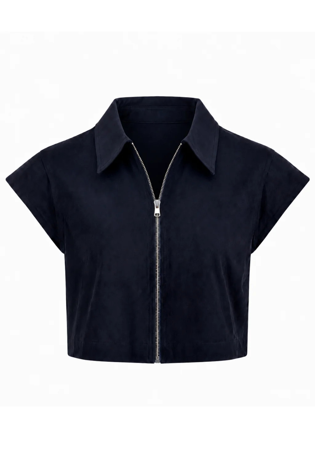 Dade Navy Suede Top | Anna Cate Collection