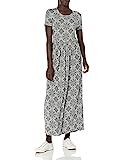 Amazon Essentials Women's Short-Sleeve Waisted Maxi Dress (Available in Plus Size) | Amazon (US)