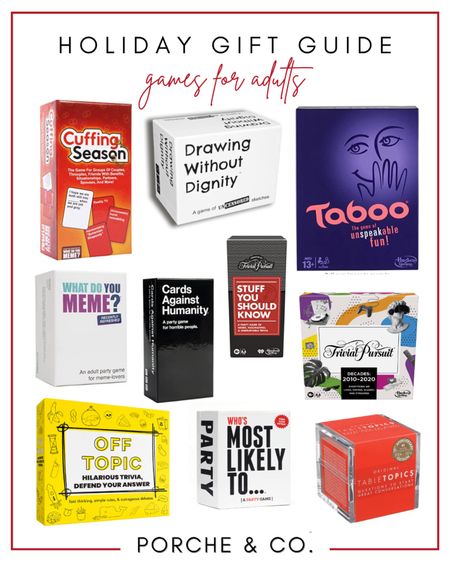 Adult board games, gifts for game night, gifts for game lovers, gift ideas for friends, gift ideas for adults, gift ideas for young adults #giftideas #giftideasforgamers

#LTKHoliday #LTKGiftGuide