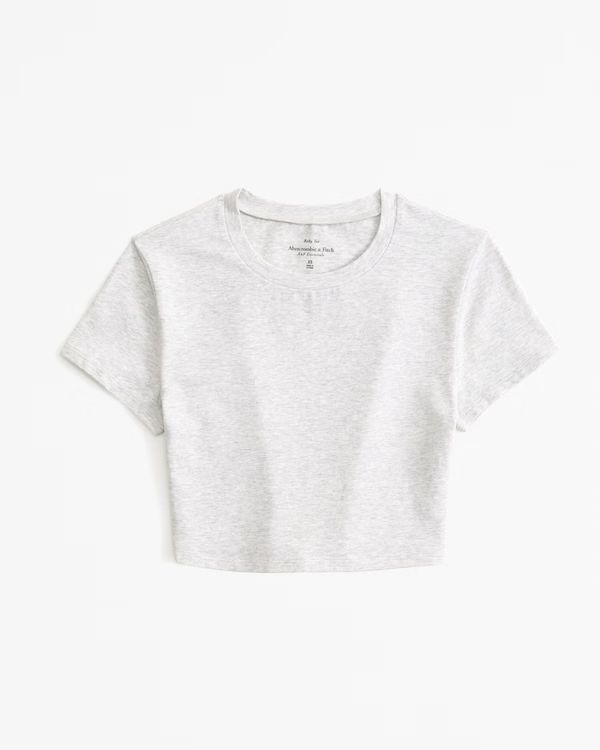 Essential Ultra Cropped Baby Tee | Abercrombie & Fitch (US)