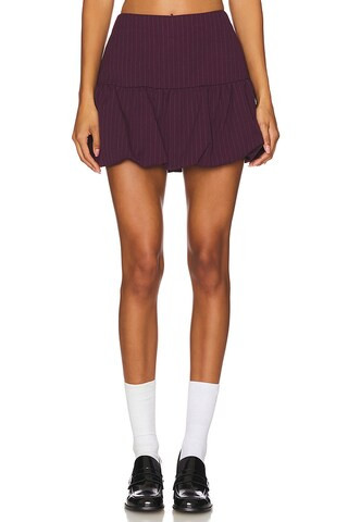 Amanda Uprichard Bonaire Skort in Burgundy from Revolve.com | Revolve Clothing (Global)