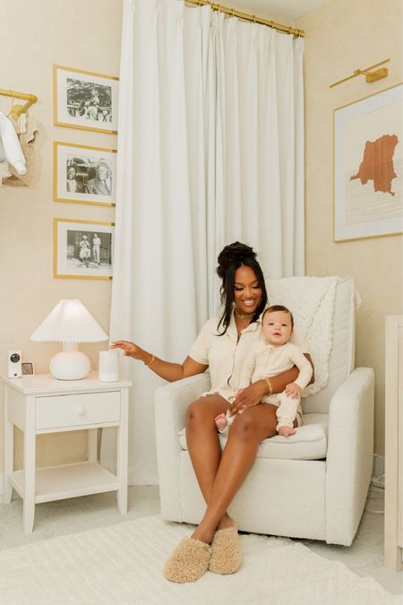 I really love Zai’s nursery and all the neutral detailing! 

Nursery - nursery inspo - nursery must haves - neutral nursery - baby room - rocking chair - night light - lamp - side table - home decor - interior design - drapes 

#LTKbaby #LTKhome #LTKkids