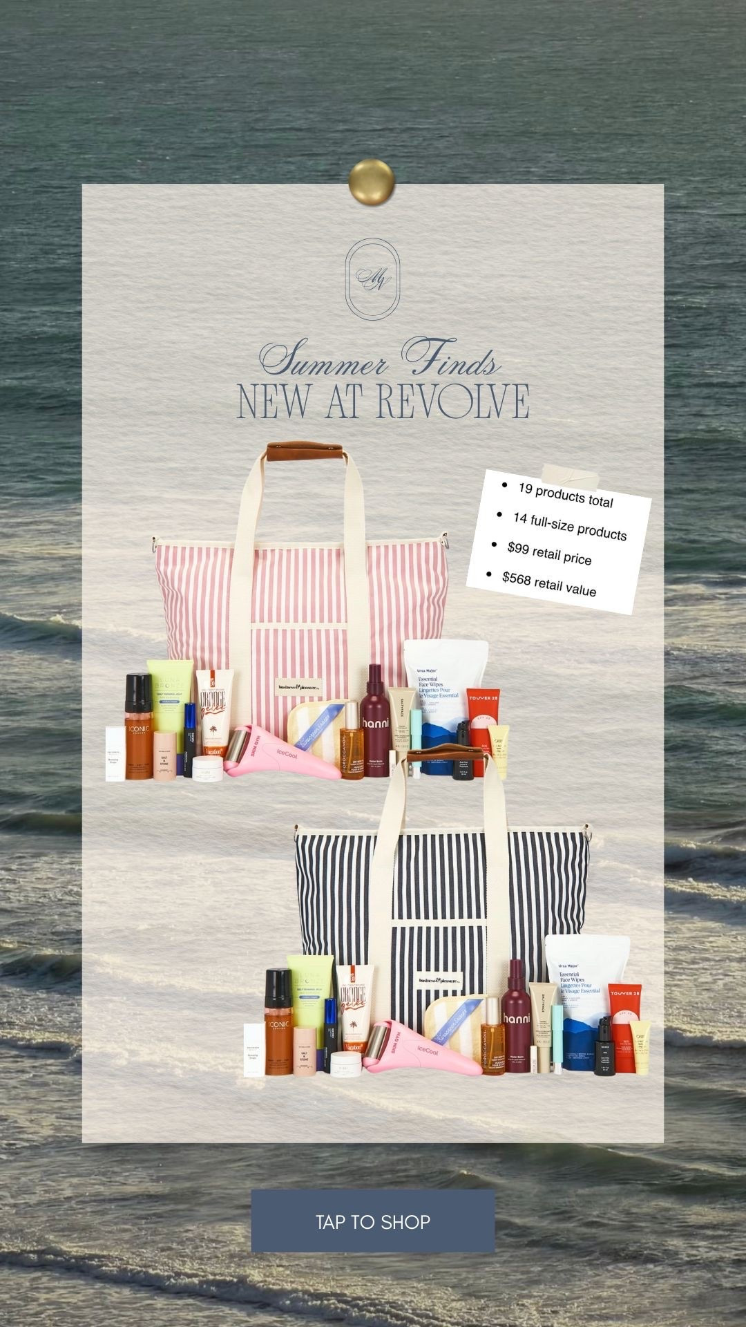 the CUTEST summer essentials bag from revolve for $99! 19 products // 14 full size products and the cutest tote bag 🤍☀️

#summeressential #summerstyle #summerbeauty #beauty #beautyfinds

#LTKSwim #LTKSeasonal #LTKgrwm