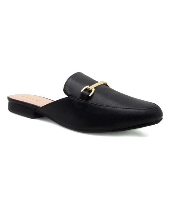 Black Regent Mule - Women | zulily