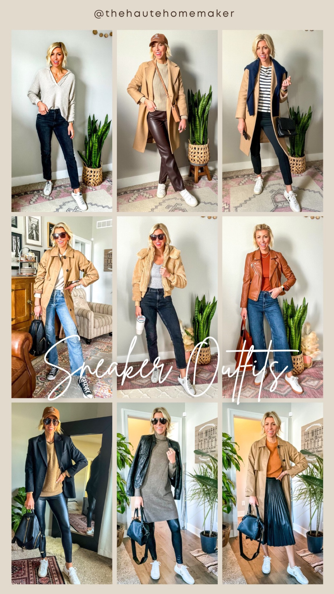 Sneaker outfits for the season - Veja sneakers - Converse high tops - J.Crew trainers - Golden Goose Ballstar - New Balance sneakers - Sam Edelman sneakers 

#ShopTheLook #Sneakers

#LTKSeasonal #LTKstyletip #LTKshoecrush