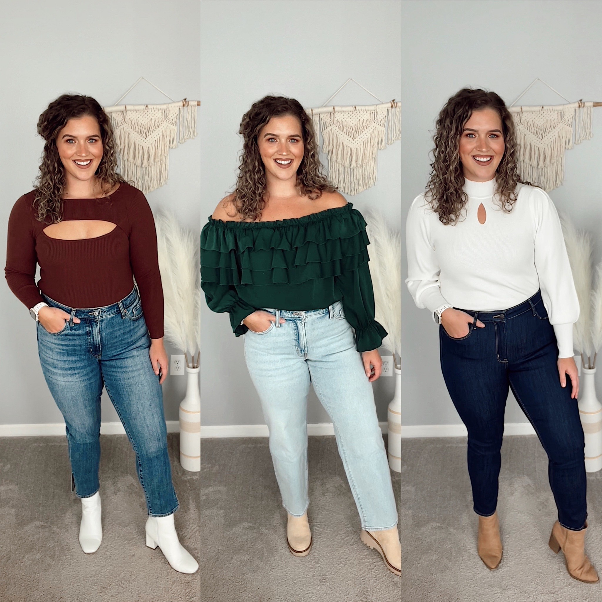 Old Navy denim jean try on! All work appropriate styles 💼 
Size 12 
#denim #jeans #curvydenim #straightjeans #lightwashjeans #darkwashdenim #fallfashion #fallstyle #midsizeoutfits #sweater #blouse #pumpkinpatchoutfit #ootd #everydaystyle #casualoutfits #casualstyle #affordablefashion 

#LTKstyletip #LTKSeasonal #LTKcurves