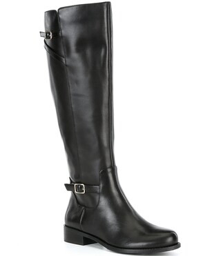 Gianni Bini Marion Buckle Soft Leather Tall Riding Boots | Dillard's | Dillard's