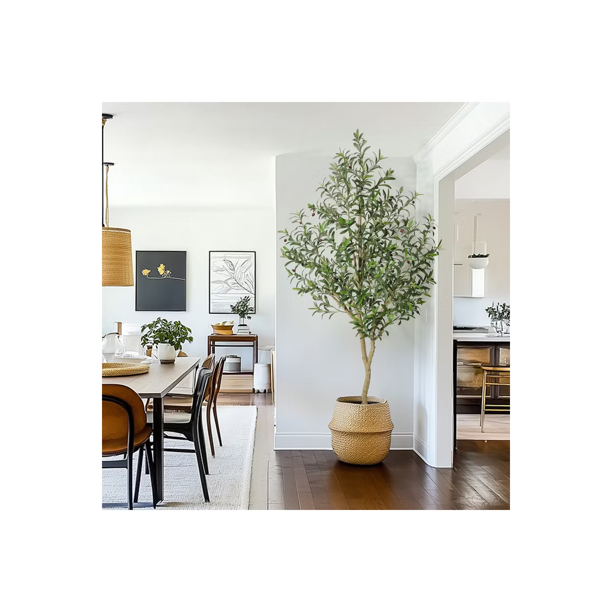 Garvee 5/6/7FT Tall Olive Trees Artificial Indoor, Olive Tree Plants, Faux Olive Tree with Realis... | Target