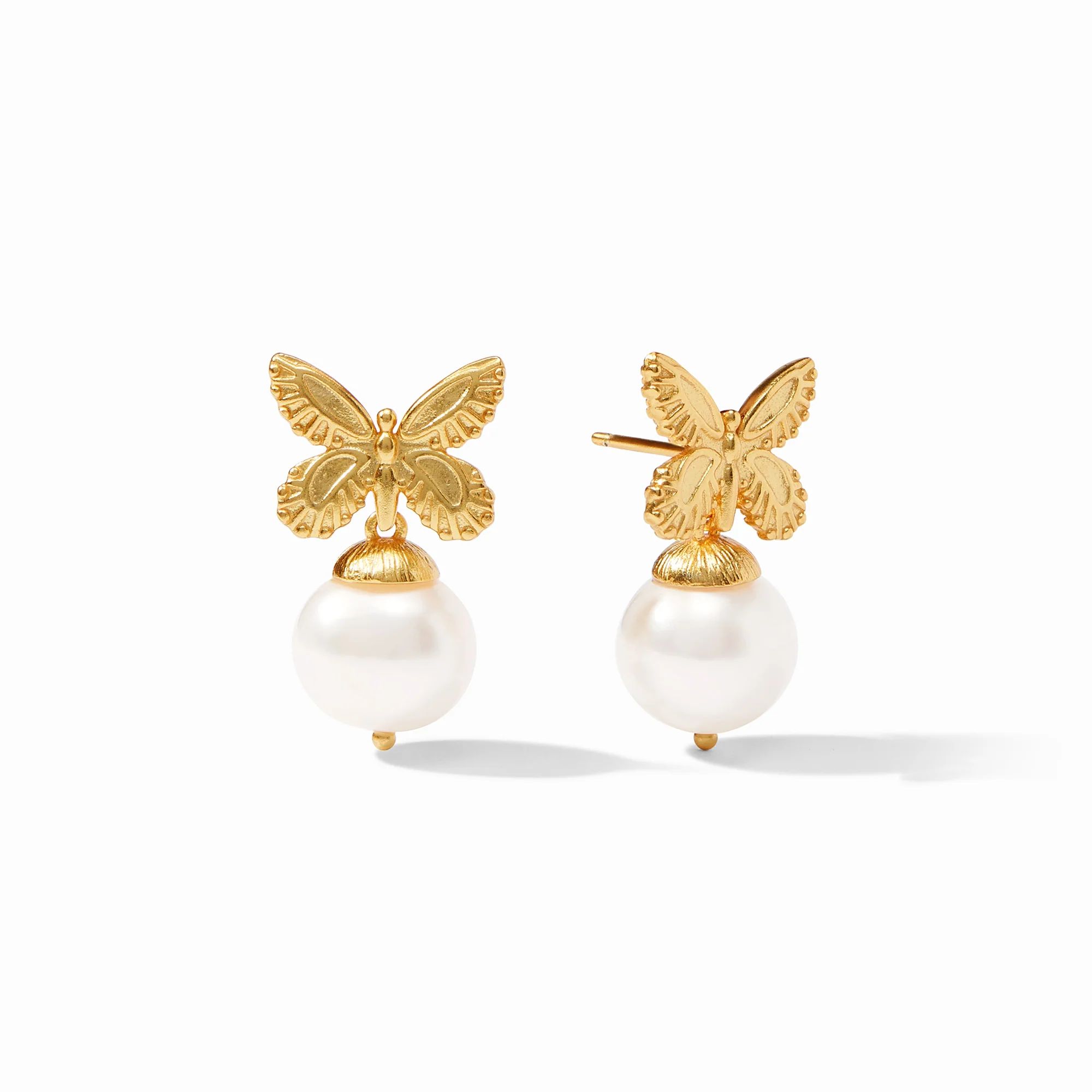 Butterfly Pearl Drop Earrings | Julie Vos | Julie Vos