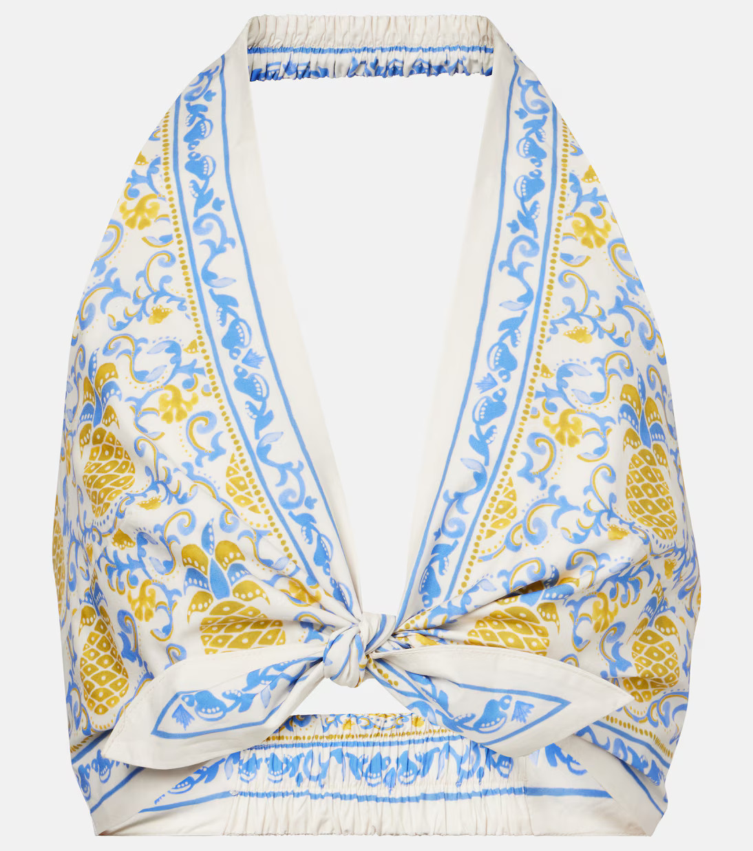 Printed cotton bra top | Mytheresa (UK)