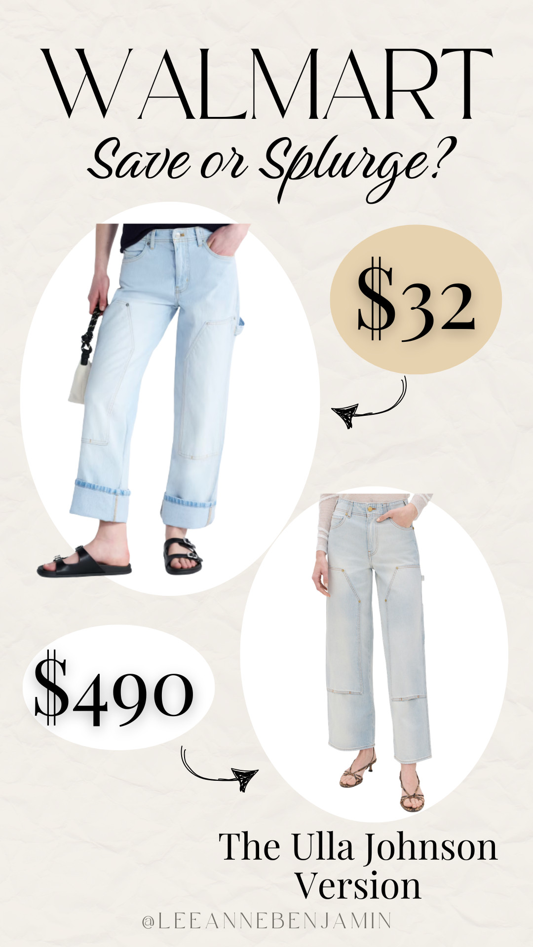 Would you save or splurge on these adorable Carpenter Jeans?! 

 

#LTKootd #LTKOver40 #LTKSaleAlert