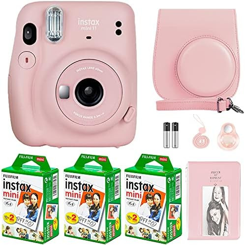 Fujifilm Instax Mini 11 Camera with Fujifilm Instant Mini Film (60 Sheets) Bundle with Deals Number  | Amazon (US)