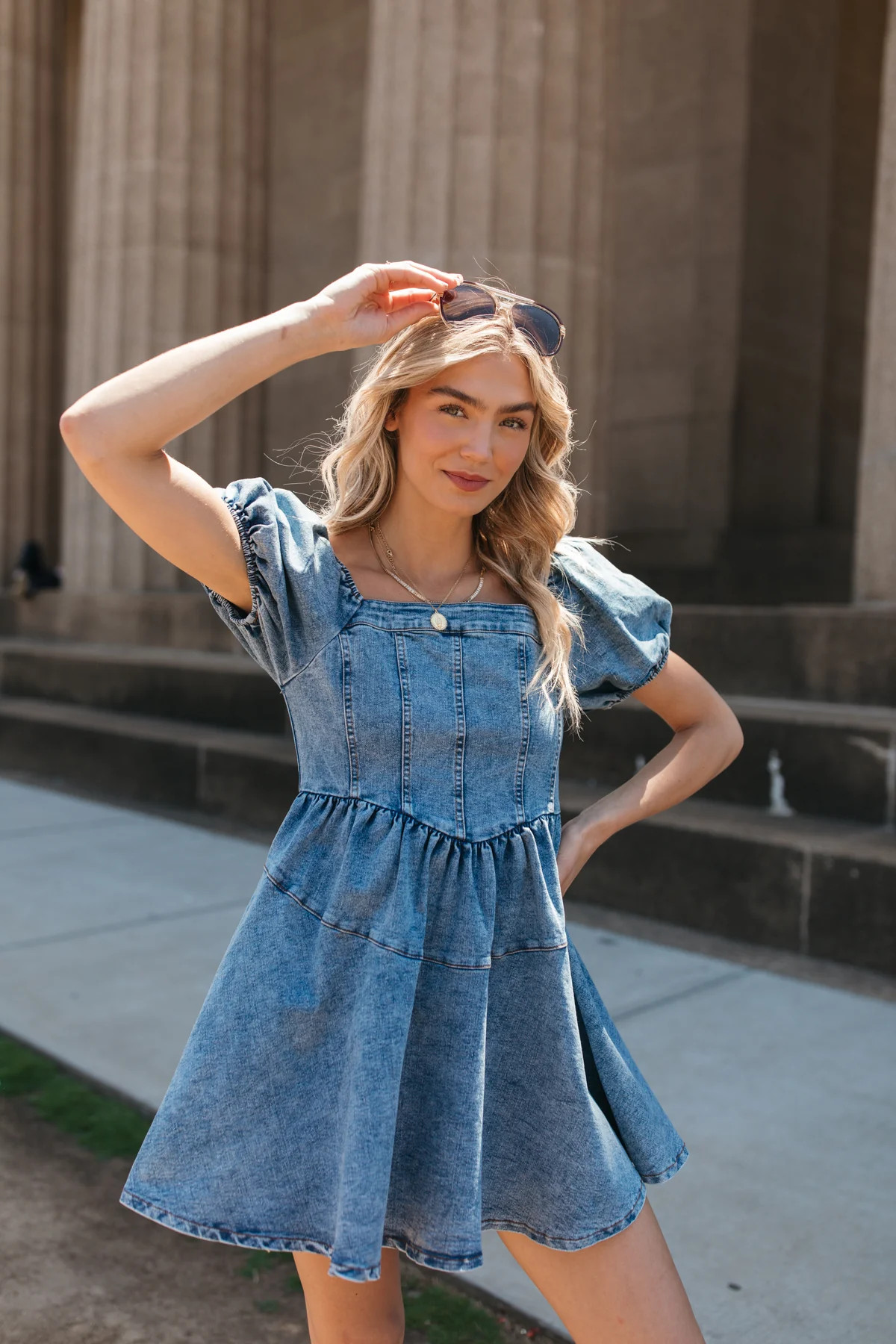Maci Denim Dress | The Post