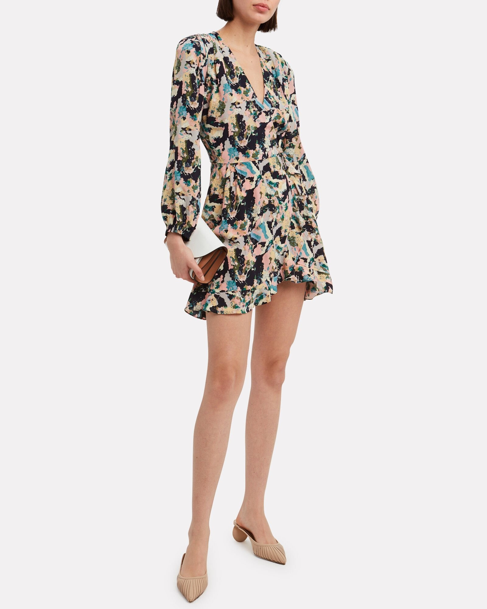 Bloomy Printed Wrap Dress | INTERMIX