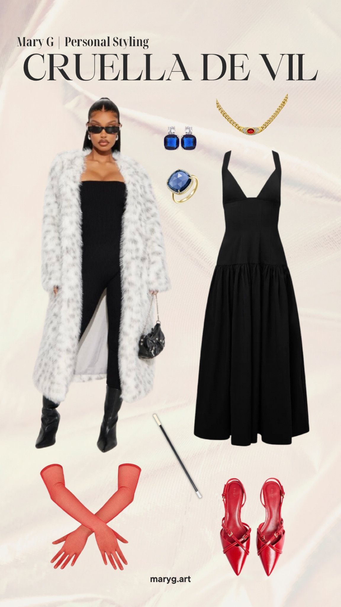 Cruella de vil costume idea 

#LTKHalloween #LTKSeasonal #LTKFindsUnder100