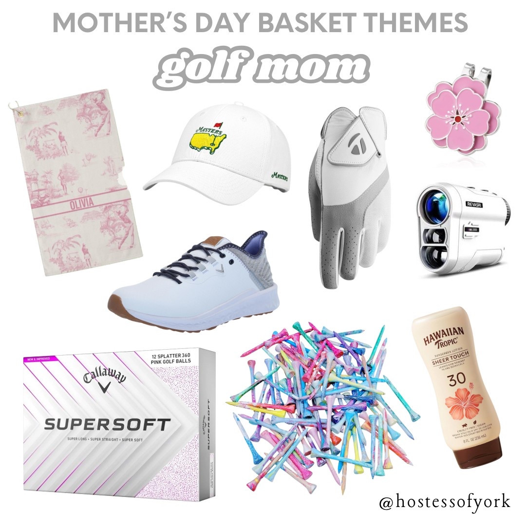 Mother’s Day gift guide for the golf mom! 
#golfing #summer #golf #masters #giftguide #golftees #golfballs #shoes #gloves #golftowel #ideas #gifting #sports

#LTKStyleTip #LTKActive #LTKGiftGuide