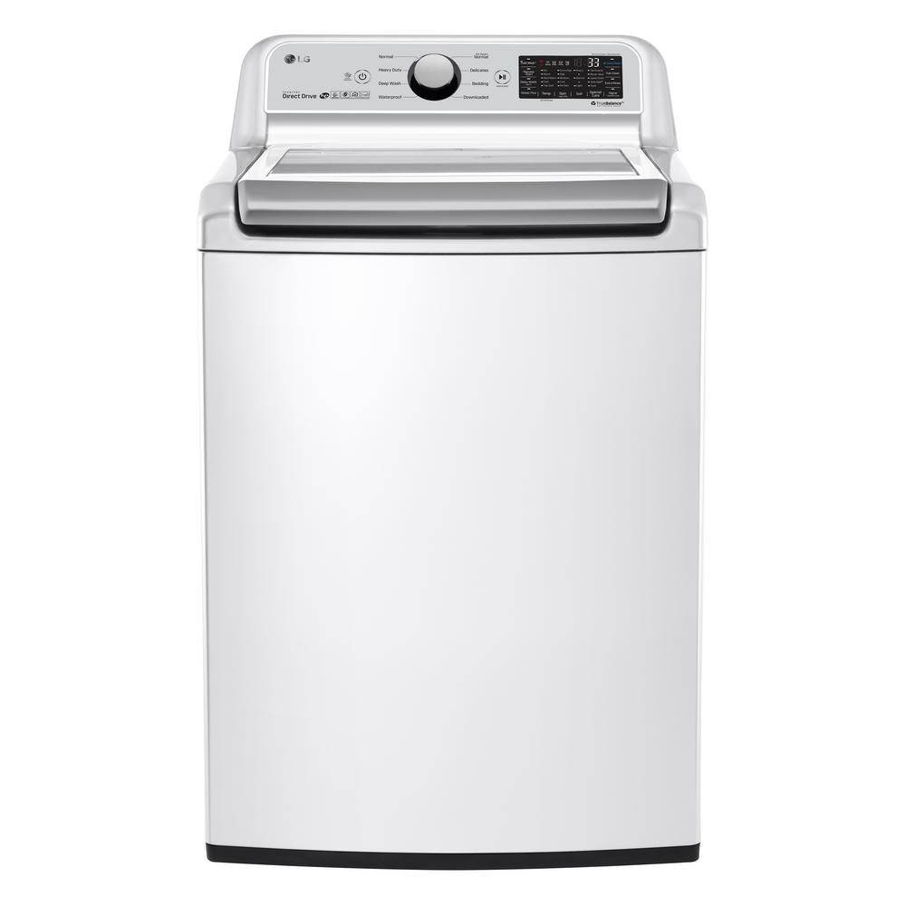 5.0 cu. ft. High Efficiency Mega Capacity Smart Top Load Washer with TurboWash3D and Wi-Fi Enable... | The Home Depot
