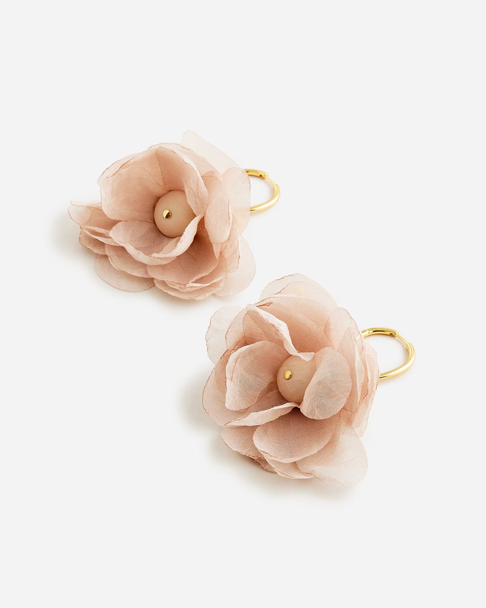 Flower appliqué drop earrings | J.Crew US