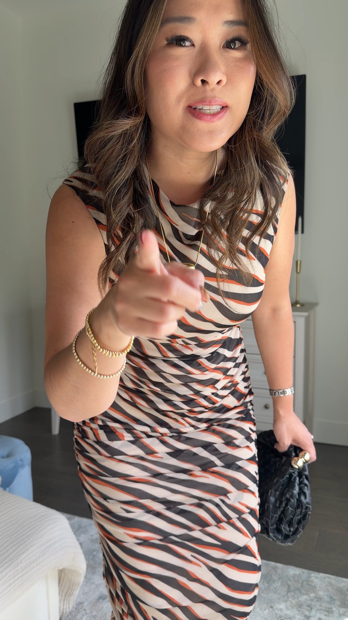Macy’s Chic Animal Print Dress: Medium