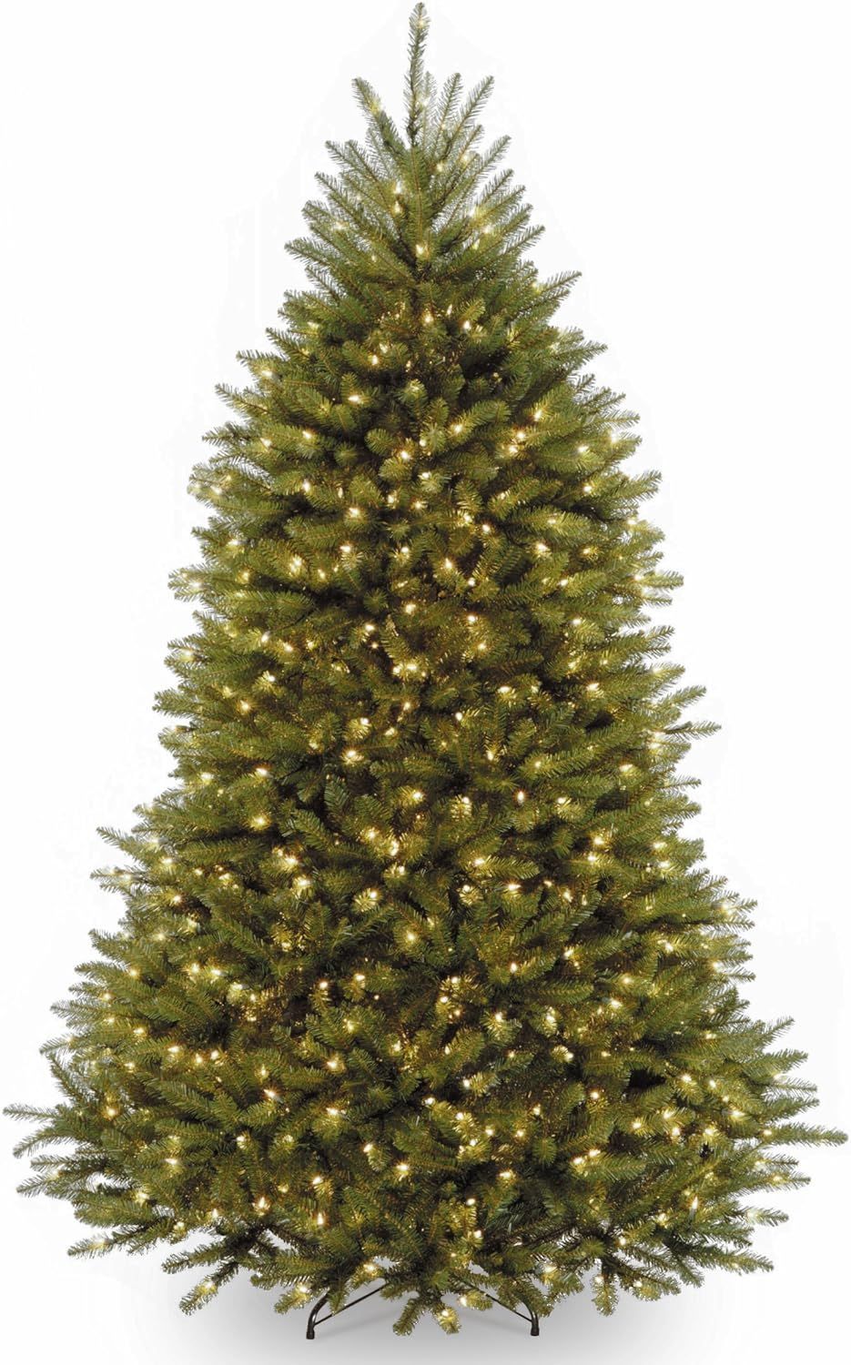 National Tree Company Pre-Lit Artificial Full Christmas Tree, Green, White Lights, Includes Stand... | Amazon (US)