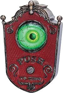 Gemmy 57622 Animated Eyeball Doorbell with Sound Effects, Halloween Party & Haunted House Decorat... | Amazon (US)