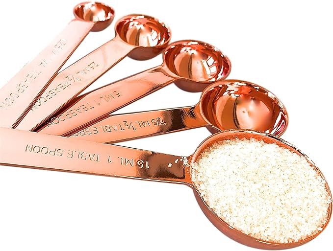 Copper Measuring Spoons For Your Rustic & Farmhouse Kitchen Decor, Superior Strength & Beautiful ... | Amazon (US)