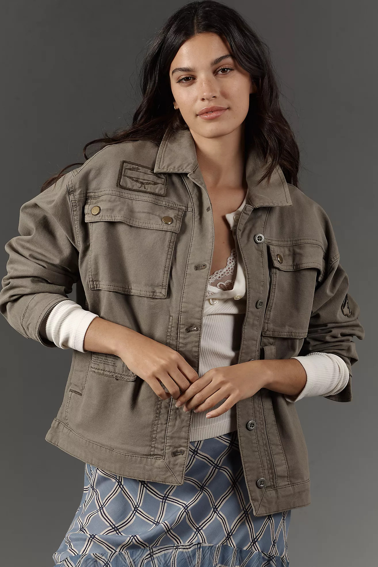 Pilcro Patch Pocket Utility Jacket | Anthropologie (US)