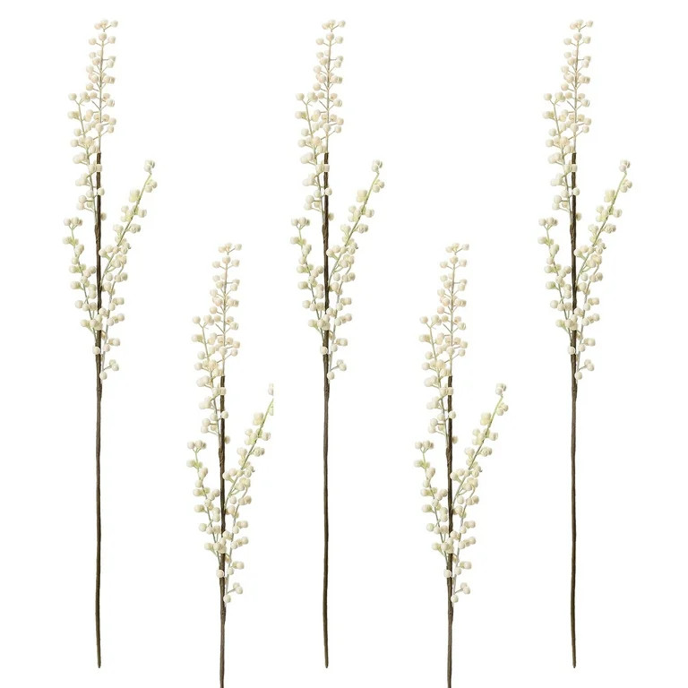 Firlar Fake Plant Christmas Berry Acacia Decoration Artificial Berries Stems Fashion Small Fruit ... | Walmart (US)