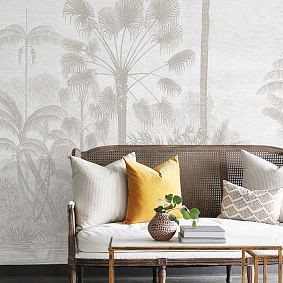Tropic Oasis Mural Peel &amp; Stick Wallpaper | Pottery Barn Teen