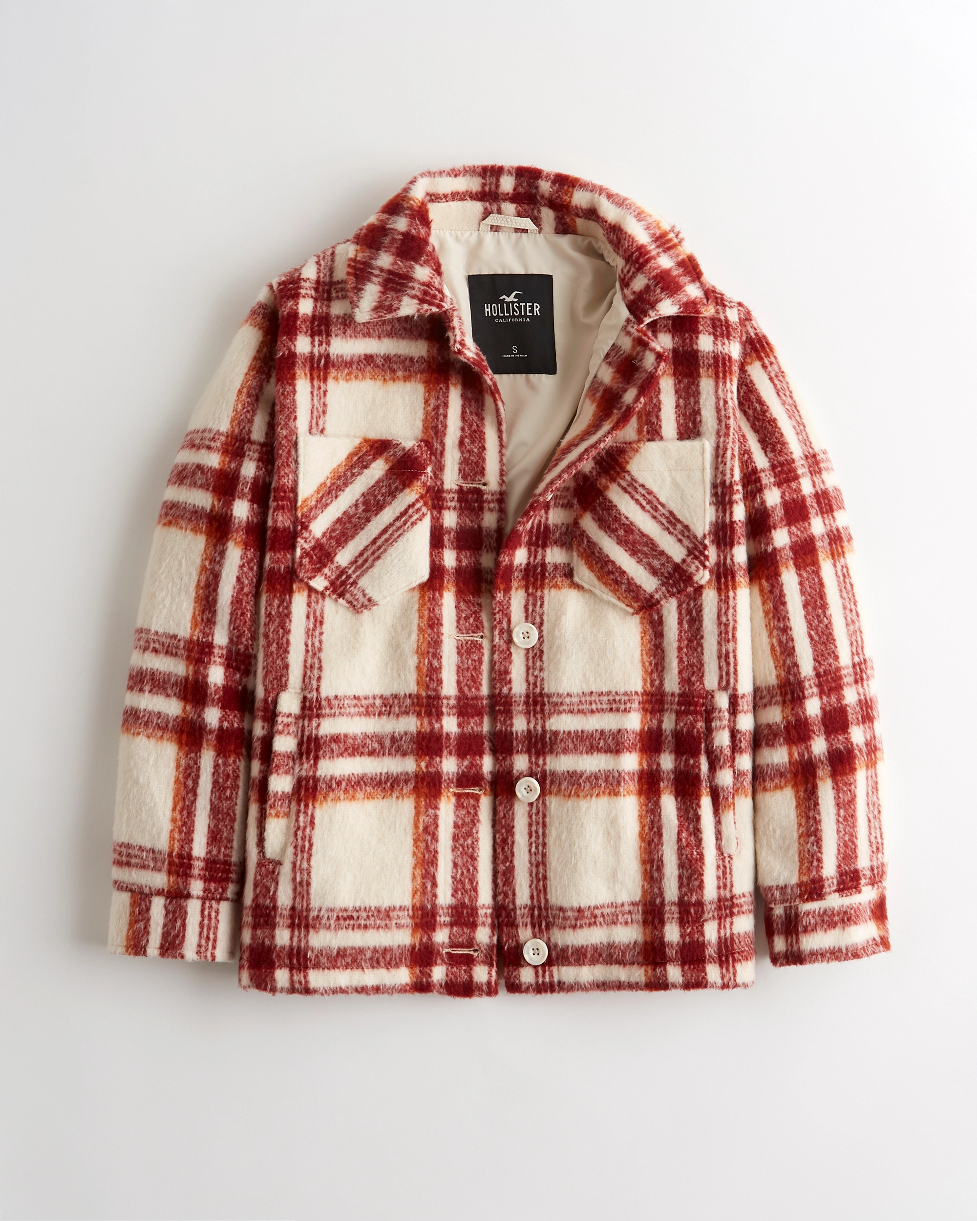 Kuschelige, angeraute Hemdjacke | Hollister (EU)