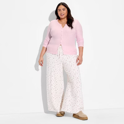 Women's Cozy Leisure Long Sleeve Button-Down Top - Wild Fable™ | Target