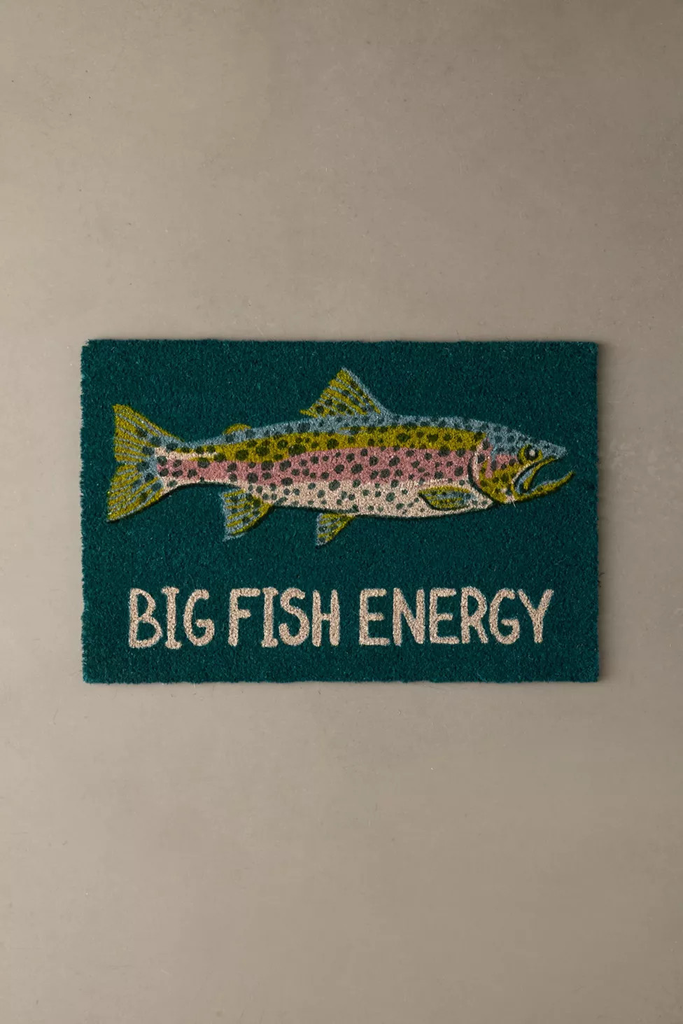 Big Fish Energy Coir Doormat | Urban Outfitters (US and RoW)