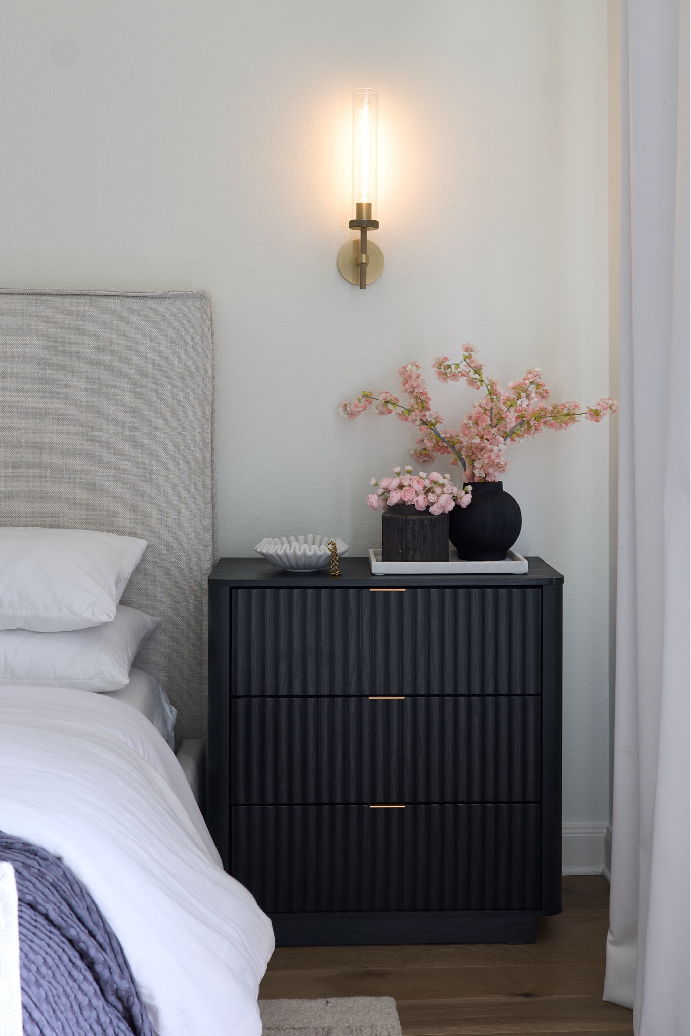 HERS | Updating our primary suite, little by little. Still cannot get over these RH dupe sconces! Next step, accent wall.

Bedroom refresh
Sconce
Restoration Hardware
Amazon find 

#LTKhome #LTKSeasonal