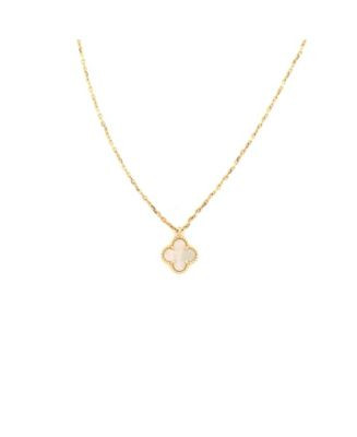 Sweet Alhambra Pendant Necklace 18K Gold and Mother of Pearl, 17.75" | Bloomingdale's (US)