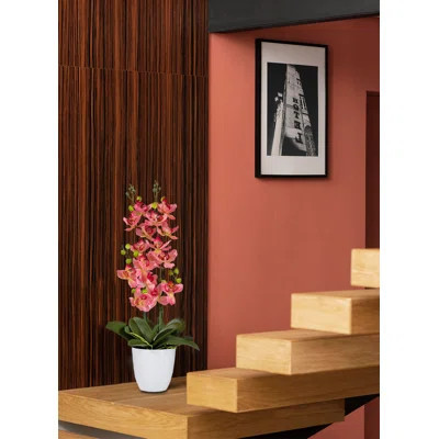 26" Artificial Flowering Plant in Pot | Wayfair North America